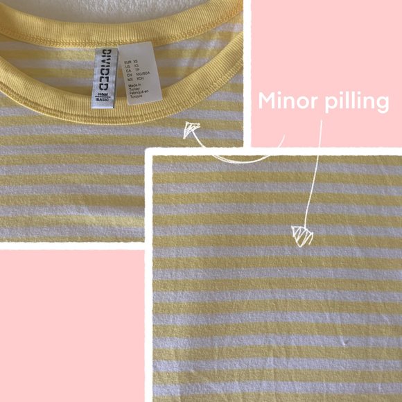 💛Striped Yellow Divided Top💛 - Picture 4 of 4